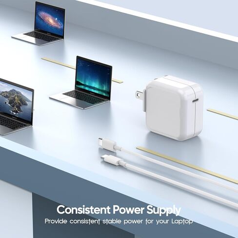 10FT MacBook Pro & MacBook Air 13, 14, 15, 16 inch & iPhone 15 Pro Max Charger Fast Charging, Fast USB C Apple Laptop Charger with 10 Feet USB C to Type C Charge Cable,30W MacBook Air Computer Charger in Saudi Arabia