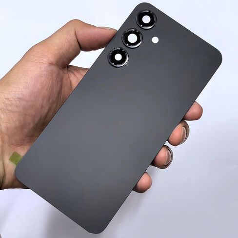 استبدال الغطاء الخلفي لهاتف Galaxy S24 S921U S24 باب زجاجي خلفي لهاتف Samsung Galaxy S24 2024 6.2 بوصة S921N S921W حافظة خلفية لهاتف Galaxy S24 SM-S921U جزء إصلاح الإسكان الخلفي (أسود أونيكس) in Kuwait