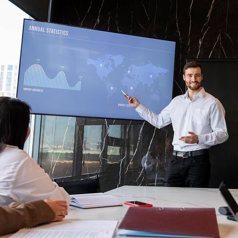 65 inch Interactive Touchscreen Monitor, Smart Board with 4K Display, Win-11 Electronic Whiteboard Touch Screen PC for Office and Classroom, Core i7 RAM 8G & ROM 512G in Kuwait