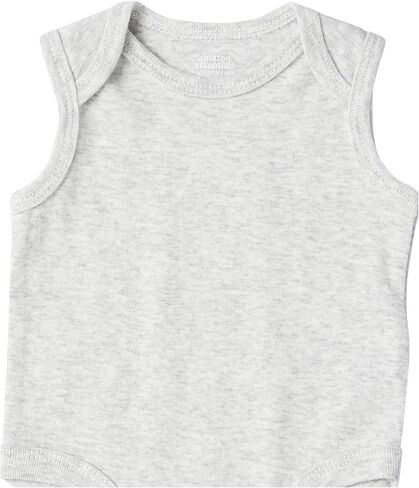 Amazon Essentials Unisex Babies' Sleeveless Bodysuits, Pack of 6 in Saudi Arabia
