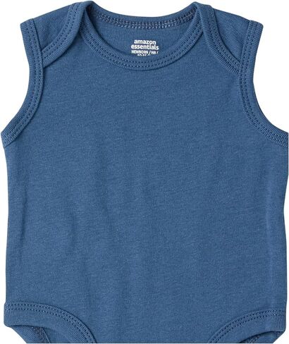 Amazon Essentials Unisex Babies' Sleeveless Bodysuits, Pack of 6 in Saudi Arabia