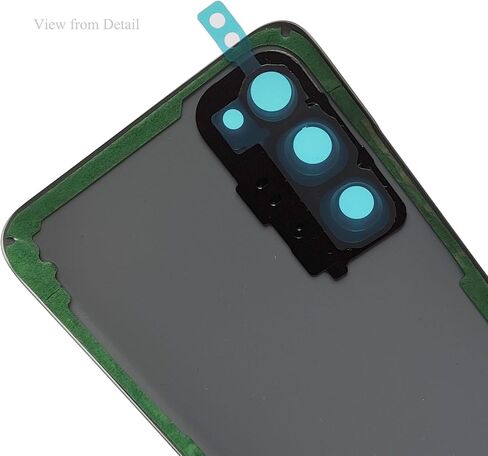 مجموعة أغطية زجاجية خلفية بديلة لهاتف Galaxy s20 لهاتف Samsung Galaxy S20 SM-G980 SM-G981 مقاس 6.2 بوصة - أسود كوني (لا يناسب إصدار Galaxy s20 Plus) in Kuwait