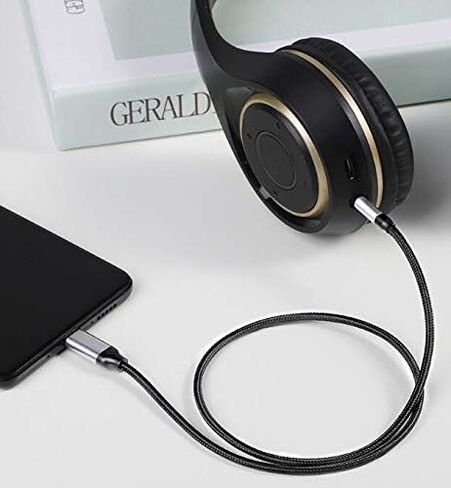 سلك AUX من Accessonico للهاتف Android إلى السيارة، سلك Android Aux للسيارة USB من النوع C إلى 3.5 مم محول ستيريو كابل صوت ذكر in Saudi Arabia