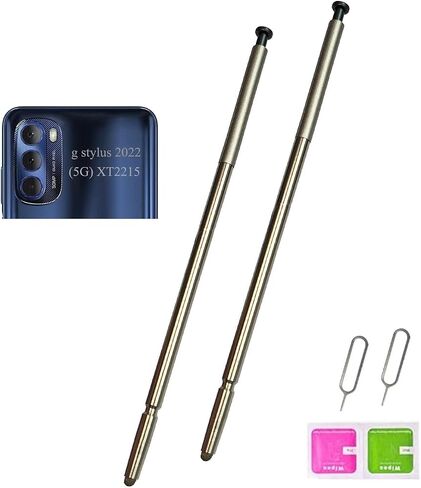 [عبوة أقلام مكونة من قطعتين] لقلم Moto g Stylus (5G) 2022 البديل، قطع غيار قلم XT2215 لـ Moto-rola Moto G Stylus (5G) 2022 XT2215 XT2215-1 XT2215-4 6.8 بوصة (أزرق فولاذي) in Saudi Arabia