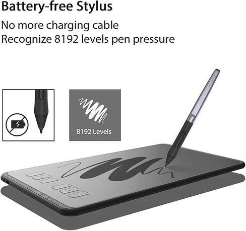 PW100 القلم السلبي للقلم اللوحي H640P H950P H1060P H1161 HC16 HS64 GC710 HS610 H320M GC610 in Saudi Arabia
