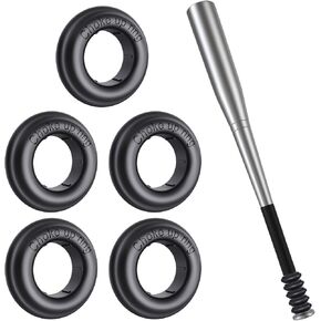 [5 Packs] Baseball Bat Grip Choke Up Rings Bat Ring Bat Choke Up Knob Baseball Softball Teeball Tball Bat Choke Up Ring Bat Knob Baseball Bat Accessories - Pink