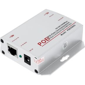 Gigabit Industrial 30W PoE+ Injector, Convert Low Voltage DC 12-48V Input to 48V PoE Output, IEEE802.3af/at, DIN-Rail & Wall Mount Injector for Different Scenario (PSE5502G)