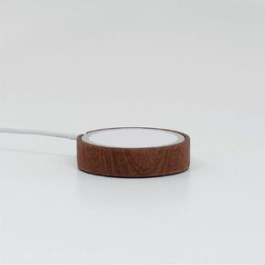 Rolling Square Mini Dock Designed for MagSafe (Charger Not Included) - Solid Wood