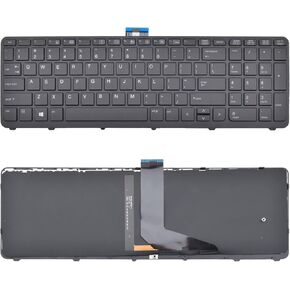 Replacement Keyboard Compatible with HP ZBOOK 15 G1 ZBOOK 15 G2 ZBOOK 17 G1 ZBOOK 17 G2 Series (with Backlight,No Pointer)