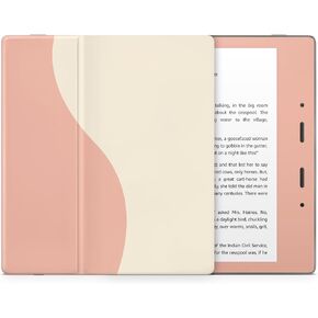 Tacky Design Colorwave Skin for Kindle Skin Decal, Cream & Orange Skin for Kindle Stickers, Premium Vinyl 3M Full Wrap for Kindle Cover, and for Kindle Wrap Skin for (Kindle (11th Gen, 2022))