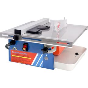 Leegol Electric 7-Inch Bench Wet Tile Saw - Portable Wet Cutting Porcelain Tile Cutter Table Saw with Water System
