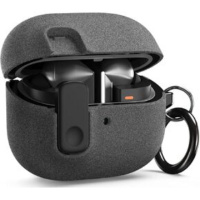 VRS Design Modern Lock Case for Galaxy Buds 3 & Galaxy Buds 3 Pro (2024), Samsung Galaxy Buds 3 / Buds 3 Pro Secure Cute Protective Cover(Sand Stone) [US Patent Registered]