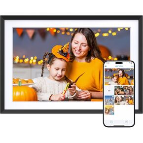 Dragon Touch 10.1'' WIFI Digital Picture Frame - 1280*800 HD IPS Touch Screen Digital Photo Frame Display, Auto-Rotate, Share Photos/Videos Instantly via Free App Best Gifts for Birthday, Wedding, Mom
