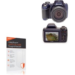 BoxWave Screen Protector Compatible with Kodak PixPro AZ528 - ClearTouch Anti-Glare ToughShield 9H (2-Pack), Anti-Glare 9H Tough Flexible Film Screen Protector