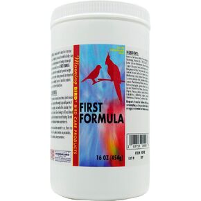 Morning Bird First Formula, Baby Bird Food and Powder Formula for Growing and Healing Birds, Fruit Flavor, 6 oz