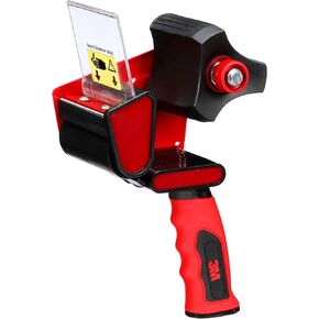 3M Scotch Box Sealing Tape Dispenser HR83, Portable, Hand-Held, High-Impact Plastic, 3 in