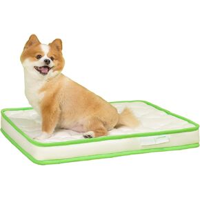 Orthopedic Dog Bed - Deluxe Cozy Dog Bed for Dogs up to 120 lbs, Durable Spring and Comfy Foam, with Removable and Washable Cover, Nonskid Bottom (Small)