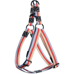 No Pull Dog Harness Adjustable Cotton Step in Puppy Vest Harness for Small Medium Large Dogs Outdoor Walking Yellow XL