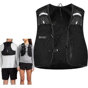 Running Hydration Vest for Running, Cycling, Hiking, Triathlon, 5L Black Multi Sizes