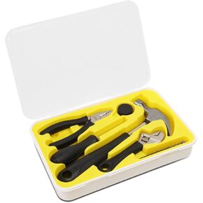 DNA Motoring TOOLS-00034 37 Piece Handheld Tool & Complete Drill Bits Set, Includes Screwdriver, Pliers, Ratchet Bit Driver, 1 Kit, Yellow/Black in Saudi Arabia