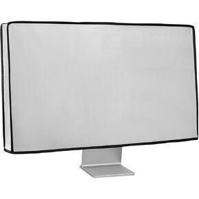 kwmobile Monitor Cover Compatible with 34-35" Monitor - Dust Cover Computer Screen Protector - White
