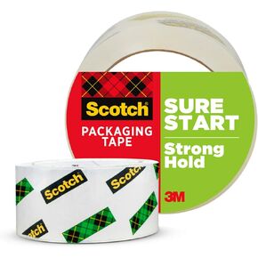 Scotch Tough Grip Moving Packaging Tape, 1.88 in x 54.6 yd., 6 Rolls/Pack (3500-6)