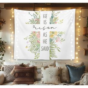 OXW Bible Verse Christian Tapestry Wall Hanging - Scripture Wall art Decor, Be Still and Know That I Am God, Christian Wall Blanket Decor for Prayer Room Church Bedroom Living Room, 50x60 Inch