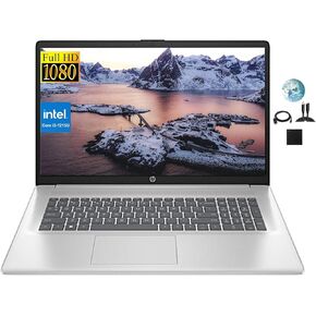 HP 17.3" FHD Business Laptop, 12th Gen Intel Core i3-1215U, 32GB RAM, 1TB SSD, Wi-Fi, Long Battery Life, Webcam, Numpad, Windows 11 Home, GM Accessories