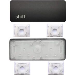 Replacement Individual Left Shift Key Cap and Hinges are Applicable for MacBook Pro/Air A2141 A2251 A2289 A2179 A2337 A2338 A2442 A2485 A2779 A2780 A2941 A2918 A2992 A2681 A2941 2019-2023 Year
