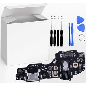 for T Phone REVVL6/REVVL 6X/REVVL 6 PRO USB Charging Port Dock Connector/Charger Board Flex Cable/Microphone Replacement Part for T Phone REVVL6/REVVL 6X/REVVL 6 PRO with Repair Tool