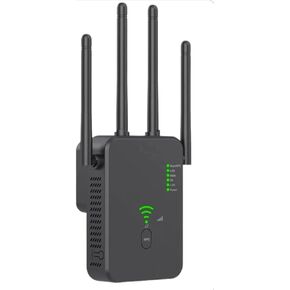 MaxWave 1200Mbps Dual-Band WiFi Repeater: Ultimate Signal Booster & Extender