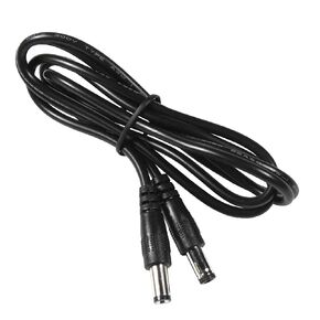 HQRP DC Power Plug 5.5 mm x 2.5 mm Male to 5.5 mm x 2.1 mm Male Adapter Connector Cable Cord, 1 m, 22 AWG, for LED Strip, Surveillance Camera, CCTV Security Camera, LED Display, IP Camera, DVR, Router