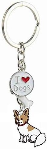 Lover Dog Keychain Dog ID Tags Love Pendant puppy Key-Ring for Great Gift for a Dog Lover Dog Condolences Gifts in Saudi Arabia