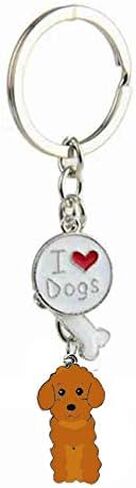Lover Dog Keychain Dog ID Tags Love Pendant puppy Key-Ring for Great Gift for a Dog Lover Dog Condolences Gifts in Saudi Arabia