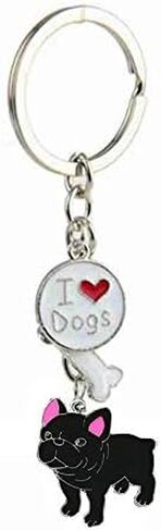 Lover Dog Keychain Dog ID Tags Love Pendant puppy Key-Ring for Great Gift for a Dog Lover Dog Condolences Gifts in Saudi Arabia