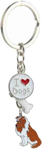 Lover Dog Keychain Dog ID Tags Love Pendant puppy Key-Ring for Great Gift for a Dog Lover Dog Condolences Gifts in Saudi Arabia