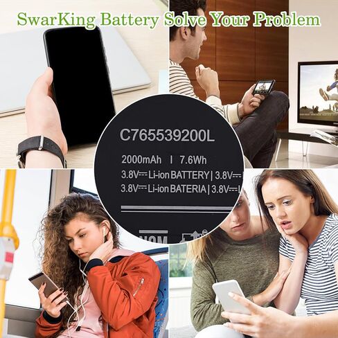 Replacement Battery C765539200L Compatible with Blu Studio X8 HD S530 with Tools in Saudi Arabia