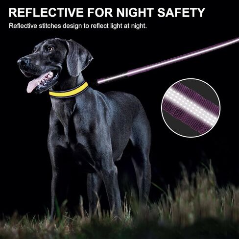 6FT Heavy Duty Elastic Bungee Dog Leash with Reflective & Dual Padded Handles - Shock-Absorbing Training Leash for Strong Pullers, Adjustable 4-6FT Tactical Leash for Medium/Large Dogs（Black） in Saudi Arabia