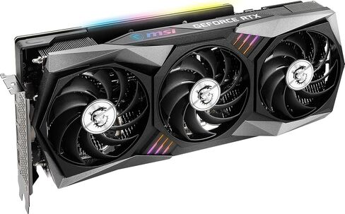 بطاقة رسومات MSI GeForce RTX 3070 Gaming X Trio 8GB GDRR6 - 256 بت HDMI/DP، Tri-Frozr 2 TORX Ampere Architecture، بطاقة فيديو RGB OC NVIDIA GPU لألعاب الكمبيوتر، وبطاقات رسومات الكمبيوتر (متجددة) in Saudi Arabia