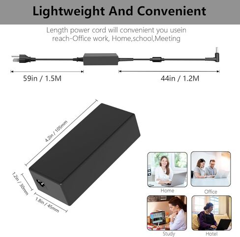 65 واط شاحن الكمبيوتر المحمول ل HP Elitebook 840-G3 850-G3 845-G3 820-G3 745-G3 725-G3 755-G3 G4 G5 G6 G7 G8 G9 ProBook 450 650 640 G5 G4 G6 G7 Ac محول الطاقة in Kuwait