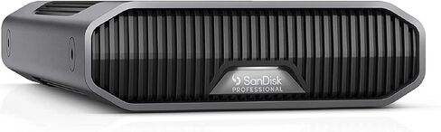 SanDisk Professional 12TB G-Drive Enterprise-Class, Portable External Hard Drive (Dark Gray) Bundle with 32GB Memory Card (100MB/s), Charge Cable (6-Feet), and USB Card Reader (4 Items) in Saudi Arabia