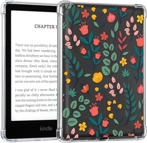 حافظة CoBak الشفافة لجهاز Kindle 11th Generation 2022 مقاس 6 بوصات - غطاء شفاف ناعم للغاية من مادة TPU، حماية خفيفة الوزن ومتينة in Saudi Arabia