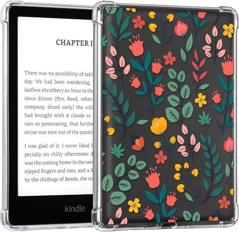 حافظة CoBak الشفافة لجهاز Kindle 11th Generation 2022 مقاس 6 بوصات - غطاء شفاف ناعم للغاية من مادة TPU، حماية خفيفة الوزن ومتينة in Saudi Arabia