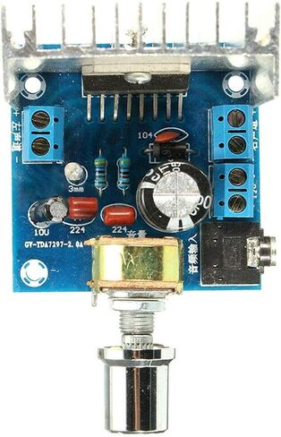 Gump's Grocery AC/DC 12V TDA7297 2x15W مضخم الصوت الرقمي DIY عدة وحدة ثنائية القناة in Saudi Arabia