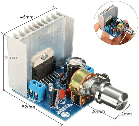Gump's Grocery AC/DC 12V TDA7297 2x15W مضخم الصوت الرقمي DIY عدة وحدة ثنائية القناة in Saudi Arabia
