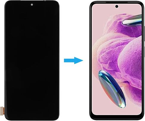 [يدعم بصمات الأصابع] [جديد] بديل مجموعة محول رقمي لشاشة اللمس Duotipa OLED لجهاز Xiaomi Redmi Note 12S 6.43 بوصة 2303CRA44A مع مجموعة أدوات الإصلاح الفنية - أسود. in Saudi Arabia