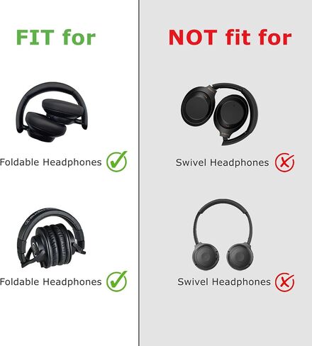 حافظة سماعات جينسكو متوافقة مع Skullcandy Crusher Evo/ANC 2، مع BERIBES، مع Beats Studio Pro، حقيبة سفر لسماعات الرأس ذات الغلاف الصلب لسماعات الرأس القابلة للطي فوق الأذن، وسماعات رأس استريو للأطفال in Saudi Arabia