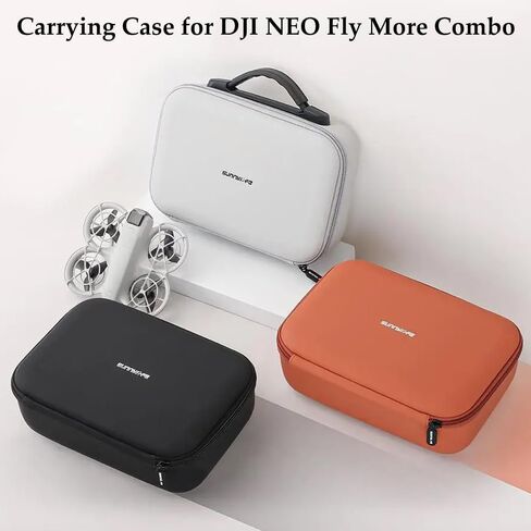 NEO Case Carrying Case for DJI NEO Portable PU Leather Storage Neo Bag for DJI Neo Fly More Combo Drone and RC-N3 Remote Controller Accessories Black in Saudi Arabia