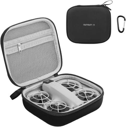 NEO Case Carrying Case for DJI NEO Portable PU Leather Storage Neo Bag for DJI Neo Fly More Combo Drone and RC-N3 Remote Controller Accessories Black in Saudi Arabia
