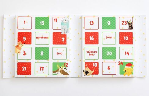 Wufers Singing Snow Globe Dog Advent Calendar, 24 Gourmet Holiday Dog Cookies – Christmas Countdown Dog Treats, Human-Grade Ingredients, Made in North America in Saudi Arabia